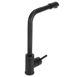 G1/2 Thread Wash Basin Sink Water Faucet Hot and Cold Water Tap for Bathrooom Kitchen Black