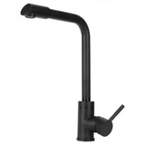 G1/2 Thread Wash Basin Sink Water Faucet Hot and Cold Water Tap for Bathrooom Kitchen Black