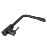 G1/2 Thread Wash Basin Sink Water Faucet Hot and Cold Water Tap for Bathrooom Kitchen Black