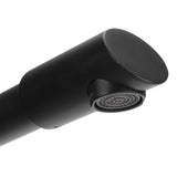 G1/2 Thread Wash Basin Sink Water Faucet Hot and Cold Water Tap for Bathrooom Kitchen Black