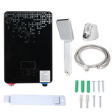 6500W 220V Instant Heating Electric Water Heater Digital Display with Shower Head Kit Black In Australia - Darrahopens