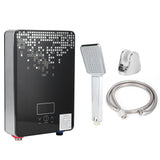6500W 220V Instant Heating Electric Water Heater Digital Display with Shower Head Kit Black In Australia - Darrahopens