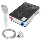 6500W 220V Instant Heating Electric Water Heater Digital Display with Shower Head Kit Black