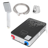 6500W 220V Instant Heating Electric Water Heater Digital Display with Shower Head Kit Black