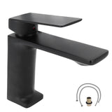 G1/2 Wash Basin Faucet Luxury Black Sink Hot Cold Water Mixer Tap for Home Bathroom In Australia - Darrahopens