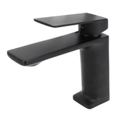 G1/2 Wash Basin Faucet Luxury Black Sink Hot Cold Water Mixer Tap for Home Bathroom