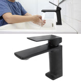 G1/2 Wash Basin Faucet Luxury Black Sink Hot Cold Water Mixer Tap for Home Bathroom