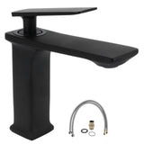Copper Faucet Hot Cold Mixing Water Tap Wash Basin Tap with Single Hole Long Handle for BathroomG1/2 In Australia - Darrahopens