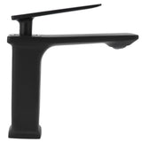 Copper Faucet Hot Cold Mixing Water Tap Wash Basin Tap with Single Hole Long Handle for BathroomG9/16