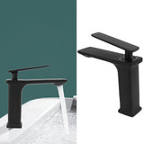 Copper Faucet Hot Cold Mixing Water Tap Wash Basin Tap with Single Hole Long Handle for BathroomG9/16