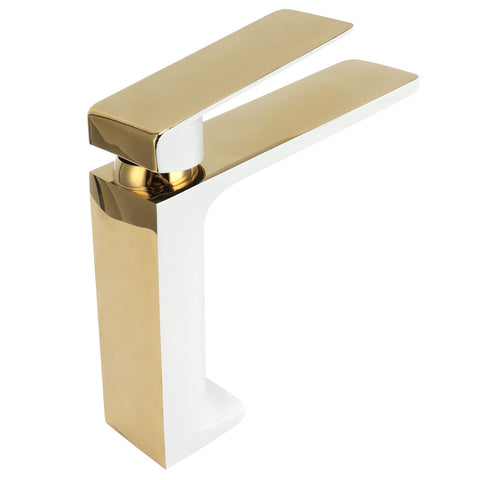 Faucet Hot Cold Mixing Water Tap Wash Basin Tap with Single Spout Long Handle for BathroomG3/8 In Australia - Darrahopens
