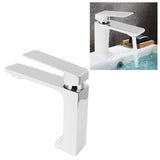 Bathroom Single Hole Basin Water Tap Copper Household Hot and Cold Water Lavatory Faucet for HomeG9/16