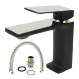 Single Hole Bathroom Faucet Hot and Cold Washbasin Water Tap for Home Lavatory HotelG9/16