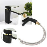 Single Hole Bathroom Faucet Hot and Cold Washbasin Water Tap for Home Lavatory HotelG9/16