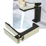 Single Hole Bathroom Faucet Hot and Cold Washbasin Water Tap for Home Lavatory HotelG9/16