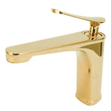 Copper Single Hole Faucet Hot and Cold Water Tap for Washbasin Lavatory Bathroom HotelG3/8 In Australia - Darrahopens