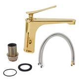 Copper Single Hole Faucet Hot and Cold Water Tap for Washbasin Lavatory Bathroom HotelG9/16 In Australia - Darrahopens
