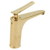 Copper Single Hole Faucet Hot and Cold Water Tap for Washbasin Lavatory Bathroom HotelG9/16