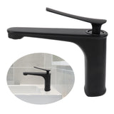 Bathroom Single Hole Faucet Hot and Cold Water Tap for Washbasin Basin Home LavatoryG3/8