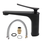 Bathroom Single Hole Faucet Hot and Cold Water Tap for Washbasin Basin Home LavatoryG9/16