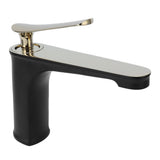 Bathroom Single Hole Faucet Lavatory Hot and Cold Water Tap for Washbasin Hotel HomeG3/8