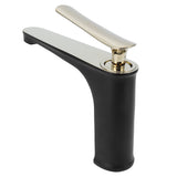 Bathroom Single Hole Faucet Lavatory Hot and Cold Water Tap for Washbasin Hotel HomeG3/8