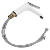 Single Hole Faucet Under Counter Basin Hot and Cold Water Tap for Bathroom LavatoryG9/16