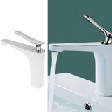 Single Hole Faucet Under Counter Basin Hot and Cold Water Tap for Bathroom LavatoryG9/16