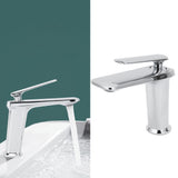 Bathroom Wash Basin Faucet Copper Single Hole Hot and Cold Water Tap for Home HotelG9/16