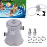 Pool Filter Pump with GFCI for Above Ground Pools 300GPH Pump Flow Rate ‑