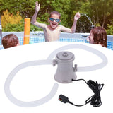 Pool Filter Pump with GFCI for Above Ground Pools 300GPH Pump Flow Rate ‑