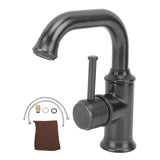 G1/2 Vintage Faucet European Antique Style Full Brass Faucet for Bathroom Bowl Vessel Sink Lavatory Black In Australia - Darrahopens