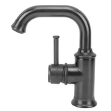 G1/2 Vintage Faucet European Antique Style Full Brass Faucet for Bathroom Bowl Vessel Sink Lavatory Black