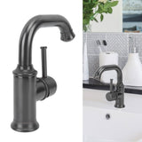 G1/2 Vintage Faucet European Antique Style Full Brass Faucet for Bathroom Bowl Vessel Sink Lavatory Black