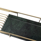 Metal Marble Bathtub Rack Anti Slip Space Saving Multi Functional Expandable Bathtub Tray House Warming Gift Gold Green In Australia - Darrahopens
