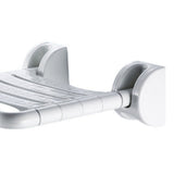Folding Shower Seat Wall Mount Space Saving Antislip Safety Bathroom Wall Shower Bench for The Elderly In Australia - Darrahopens
