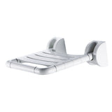 Folding Shower Seat Wall Mount Space Saving Antislip Safety Bathroom Wall Shower Bench for The Elderly