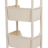 Movable Vertical Shelf PP Essy To Install Save Space Slide Out Utility Cart for Office Bathroom 4 Layers With Wheel In Australia - Darrahopens