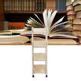 Movable Vertical Shelf PP Essy To Install Save Space Slide Out Utility Cart for Office Bathroom 4 Layers With Wheel