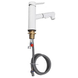 Kitchen Faucet 360 Degree Rotatable Copper Freely Adjustable Hot Cold Water Pull Out Kitchen Faucet for Kitchen Basins Sinks