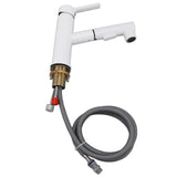 Kitchen Faucet 360 Degree Rotatable Copper Freely Adjustable Hot Cold Water Pull Out Kitchen Faucet for Kitchen Basins Sinks
