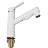 Kitchen Faucet 360 Degree Rotatable Copper Freely Adjustable Hot Cold Water Pull Out Kitchen Faucet for Kitchen Basins Sinks
