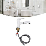 Kitchen Faucet 360 Degree Rotatable Copper Freely Adjustable Hot Cold Water Pull Out Kitchen Faucet for Kitchen Basins Sinks