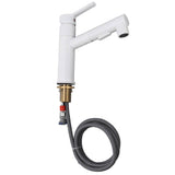 Darrahopens Furniture > Bathroom > Tap & Sink Accessories Kitchen Sink Faucet with Pull Down Sprayer Copper 360 Degree Rotation Leakage Proof Single Handle Sink Mixer Tap for Laundry Bathroom In Australia - Darrahopens