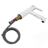 Kitchen Sink Faucet with Pull Down Sprayer Copper 360 Degree Rotation Leakage Proof Single Handle Sink Mixer Tap for Laundry Bathroom
