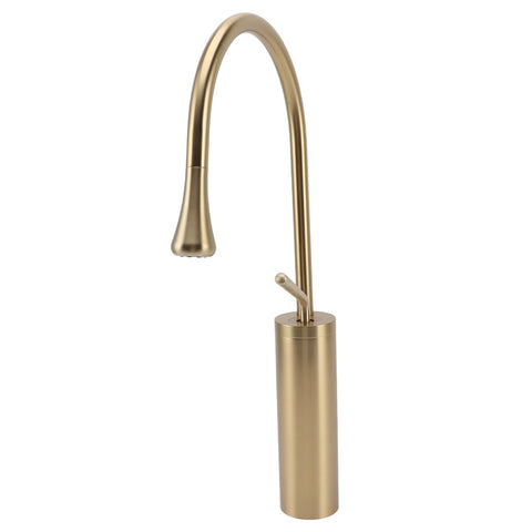 Sink Faucet Stylish Design Convenient Rotation Counter Basin Water Tap for Bathroom Home Hotel Brushed Gold In Australia - Darrahopens