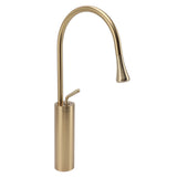 Sink Faucet Stylish Design Convenient Rotation Counter Basin Water Tap for Bathroom Home Hotel Brushed Gold