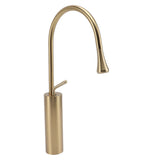 Sink Faucet Stylish Design Convenient Rotation Counter Basin Water Tap for Bathroom Home Hotel Brushed Gold