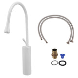 Sink Faucet Stylish Design Convenient Rotation Counter Basin Water Tap for Bathroom Home Hotel White