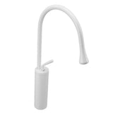 Sink Faucet Stylish Design Convenient Rotation Counter Basin Water Tap for Bathroom Home Hotel White